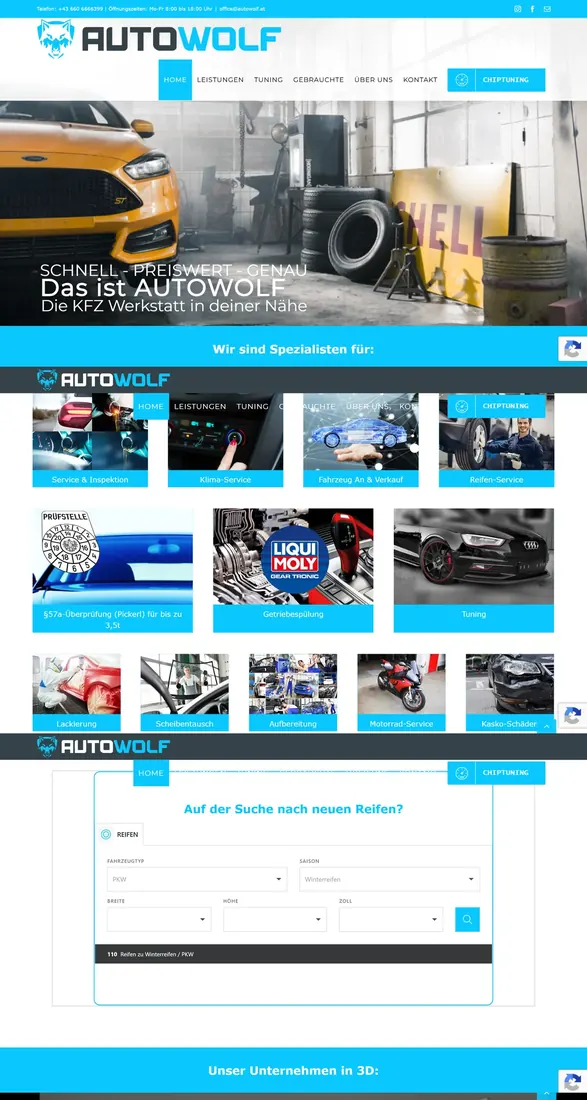 autowolf.at am Laptop